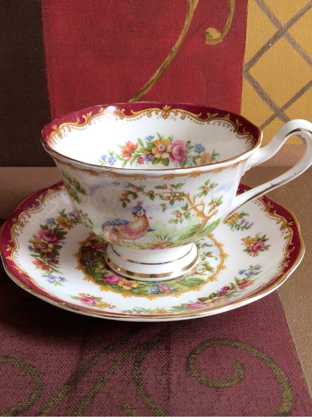 Royal Albert Chelsea Bird Teacup And Saucer